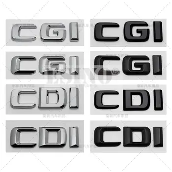 3D CDI CGI Багажник Автомобиля ABS Значок Эмблема Для Заднего Кузова Задняя Дверь Крыло Двери Клейкий Значок для Mercedes Benz S450 E300 C260