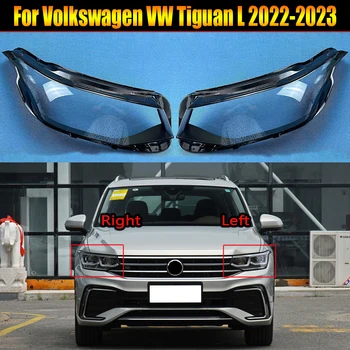 Для Volkswagen VW Tiguan L 2022 2023 Корпус Фары Крышка Фары Прозрачный Абажур Из Оргстекла Заменить Оригинальную Линзу