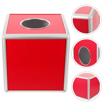 Лотерейная коробка Квадратная коробка для игры в Лотерейный мяч Многофункциональная коробка для хранения билетов Коробка для розыгрыша бонусов в карточках
