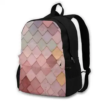 Больше розовых квадратов, сумка-рюкзак для мужчин, женщин, девочек, подростков, Черные линии, онлайн-узоры, узоры, темно-красные узоры, Розовый Розовый