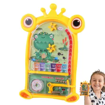 Игровой автомат для пинбола с лабиринтом, мини-машина для настольной игры в лабиринт с мультяшным пинболом, детский подарок, интерактивная настольная игровая машина, боевые игрушки
