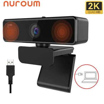 Веб-камера NUROUM V11 1080P Full HD Веб-камера Со Встроенным Микрофоном USB-Штекер Веб-камера Для ПК Компьютер Ноутбук Настольный Зум Skype