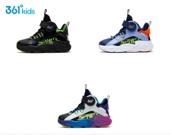 361 Градус Детская Обувь Баскетбольная Обувь Для мальчиков Амортизирующие Кроссовки Дышащая Спортивная Прочная Баскетбольная обувь
