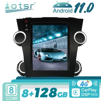 Android для Toyota Highlander 2007-2013, автомобильное радио, GPS-навигация, Мультимедийный плеер, Автозвук, стереосистема, головное устройство, сенсорный экран