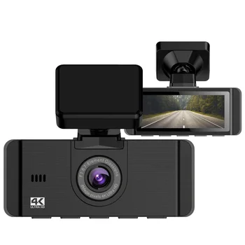 Видеорегистратор Ultra HD Dashcam 4 K GPS WiFi Подключение автомобильных камер ночного видения 1080P 2K 4K Двойной автомобильный Видеорегистратор 4K