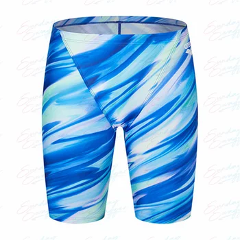 Летние мужские плавки с глушителями, шорты для плавания для выносливых спортивных тренировок, пляжные быстросохнущие обтягивающие глушилки, плавки для серфинга