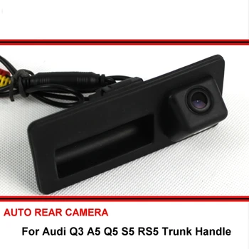 Для Audi Q3 A5 Q5 S5 RS5 2010 ~ 2015 Автомобильная Реверсивная Парковочная Камера Заднего Вида Для SONY CCD Ручка Багажника