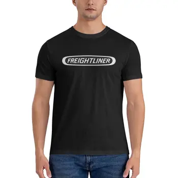 Модная футболка Freightliner из хлопка с принтом, мужская футболка, мужские топы, забавная футболка с коротким рукавом