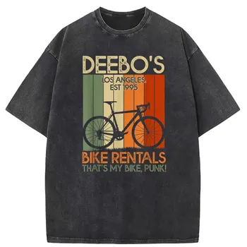 Прокат велосипедов Vintage Deebos с принтом, забавные футболки для мужчин, последние летние осенние толстовки с длинным рукавом, мужская винтажная пляжная футболка