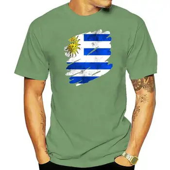 Футболка Pinsel Land Heimat Uruguay, индивидуальность, официальная футболка, Мужские аутентичные забавные Мужские футболки, хлопок, дешевая распродажа
