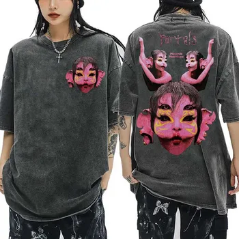 Рубашки с принтом Melanie Martinez Harajuku Portals, Винтажная женская футболка оверсайз в стиле хип-хоп