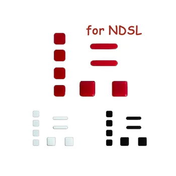 Сменная Силиконовая Накладка Кнопки Для DS Lite Для NDSL Консоли Кнопки комплект наклеек Запчасти Для Ремонта