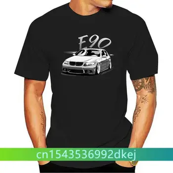 2018 Модная Летняя футболка Germany Classic Legend Car E90 Power Повседневная с коротким рукавом