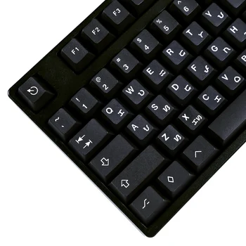 Вишневый Профиль Черный Минималистичный Mars Dye Sub Mac Keycaps PBT Колпачки для клавиш TKL 61 64 68 75 87 96 104 108 Keychron MX Keyboard