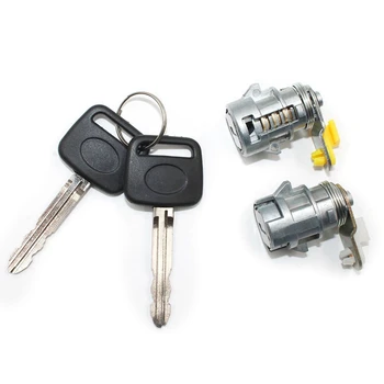 Комплект дверных замков с ключом (L & R) для 89-95 Toyota Pickup 89-98 4Runner для Toyota Дверной замок Цилиндровый Ключ 69051-35030