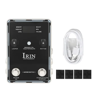 Электрогитара IRIN 1Set, Комплексный эффектор, запись цикла фраз, Одноблочный эффектор