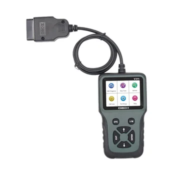 Для Chevrolet Сканер OBD2 Диагностический считыватель данных в режиме реального времени Проверка освещения двигателя ЖК-монитор Многофункциональный прочный