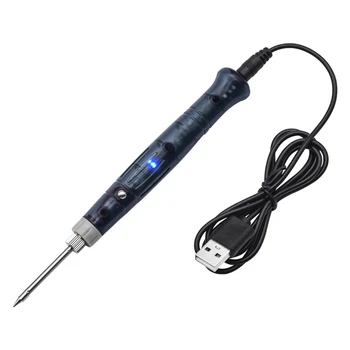 Паяльник 5V 8W USB Сварка Беспроводная Зарядка Профессиональный Инструмент Для Ремонта Прочная Безопасная Портативная Мини Электрическая Ручка