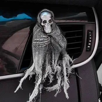 Подарок на Хэллоуин для ароматерапии автомобиля-скелета Предметы интерьера нового автомобильного магазина Solid Perfume