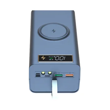 21X18650 Аккумуляторный Ящик Для хранения LED Light PD Quick QC3.0 Charge 18650 Аккумулятор Power Bank Case Shell 15 Вт Беспроводная Зарядка A