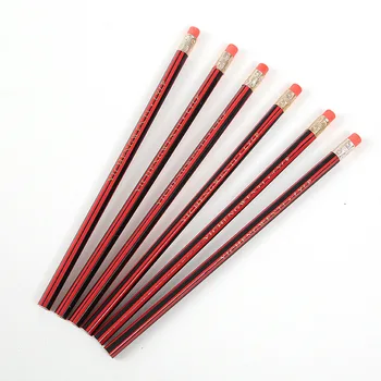 1 шт. Простой деревянный грифельный карандаш HB с ластиком для детей, практичные школьные принадлежности, Канцелярские ручки для письма