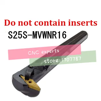 S25S-MVWNR16, внутренний токарный инструмент на 72,5 градуса, Расточная планка Токарного инструмента, Токарный инструмент с ЧПУ, Инструментальный Токарный станок