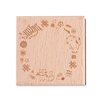 Старинные марки River Wood Стандартная резиновая печать Kawaii Stamp для поделок в стиле скрапбукинга, изготовления журнальных карточек, декоративных поделок