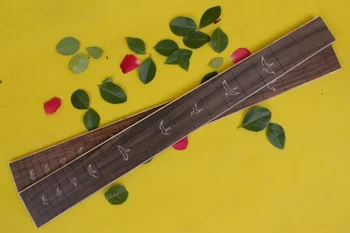 Гриф электрогитары для грифа гитары с 24 ладами из розового дерева, 25,5 дюймов, полый дизайн уздечки с переплетом гитарных деталей 