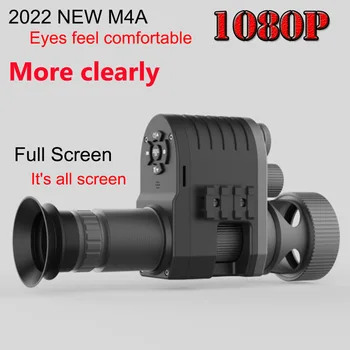 Megaorei 4A Прицел Ночного Видения 1080p HD Винтовка Инфракрасная Охотничья Камера Видеокамера Дополнительная Насадка Встроенный 850-нм ИК-Фонарик