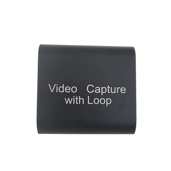 Карта Видеозахвата, совместимая с 4K HDMI, Карта Видеозахвата 1080p, USB 2.0, Устройство для Записи потокового видео в режиме реального Времени