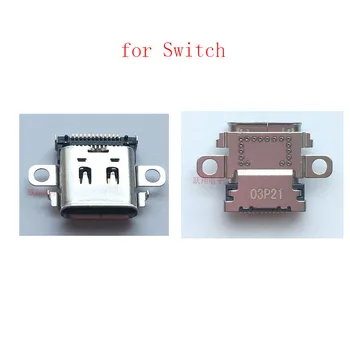 50 шт. Оригинальный разъем зарядного устройства для запасных частей NS Switch Разъем для зарядки порта питания Разъем зарядного устройства TYPE-C для выключателя
