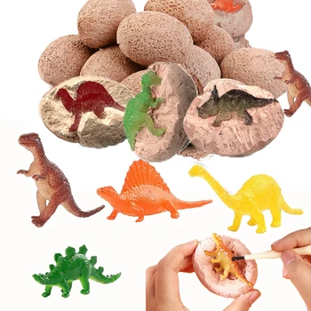 Пасхальные 3ШТ Наборы для раскопок яиц динозавров Игрушки для динозавров Вечеринка по раскопкам динозавров Археология Подарки для вечеринок