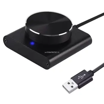 USB Регулятор громкости, Ручка Пульта Дистанционного Управления Громкостью Динамика Компьютера ПК с Функцией отключения звука One for Key для XP/Vista Dropship