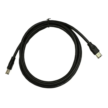 Черный кабель IEEE 1394 Firewire 400 - Firewire 400, 6-контактный/6-контактный штекер - 10 ФУТОВ