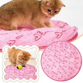 Розовая интерактивная игрушка с имитацией охотничьего кота, чтобы развеять скуку, спрятать охотничий капюшон, побаловать себя и расслабиться домашних животных 1шт.