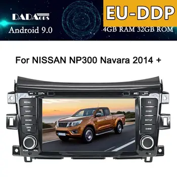 Автомобильный Мультимедийный радиоплеер 2 din Android 9.0 dvd-плеер для NISSAN NP300 Navara 2014 + GPS-навигация по карте, стереоголовка px5