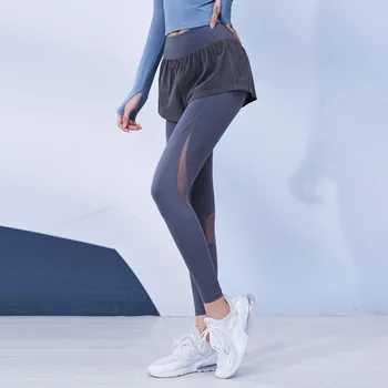 Женские брюки с шортами, спортивные леггинсы Пуш-ап, женские теннисные колготки для спортзала, спортивная одежда, тренировочная одежда 2023, брюки для бадминтона