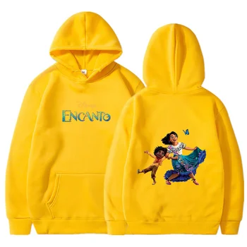 Толстовки Disney Encanto, мужские и женские Тонкие пуловеры с капюшоном, свитшоты для мальчиков и девочек, студенческие толстовки Hoddie в стиле хип-хоп