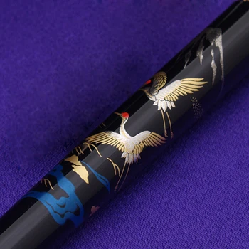 Многофункциональная автоматическая ручка Оригинальный платиновый карандаш Maki-e, красно-черная шариковая ручка, канцелярские принадлежности MWB-5000RM