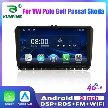 2Din 9 Дюймов Android Восьмиядерный Автомобильный Радиоприемник стерео Для VW Polo Golf Passat Skoda octavia Экран Автомобильный Мультимедийный Плеер GPS BT Carplay