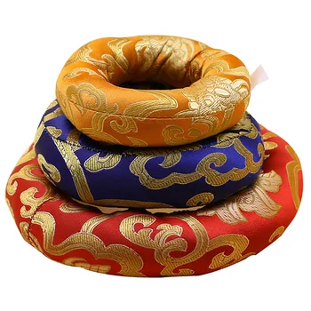 3 шт. Коврик для дна звуковой чаши Будды, поющий Подарок, подушка для медитации, Кольцевая подушка