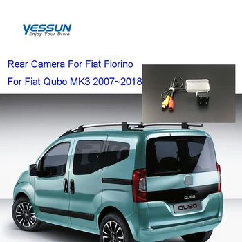 Камера заднего Вида номерного знака Yessun 4 светодиода Ночного Видения 170 Градусов HD Для Fiat Fiorino для Fiat Qubo MK3 2007 ~ 2018 автомобильная камера