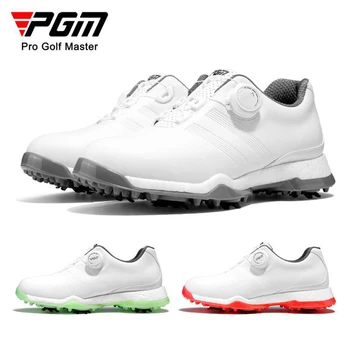 Женская обувь для гольфа PGM, водонепроницаемые противоскользящие женские легкие мягкие дышащие кроссовки, женская спортивная обувь с ремешком на ручке XZ282