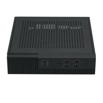 Корпус компьютера Mini ITX HTPC Host Chassis USB2.0 Корпус ITX Промышленное Шасси Управления Для Офисного бизнеса Прочный Простой В использовании