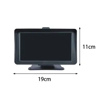 Портативный беспроводной Carplay с 7-дюймовым голосовым управлением с экраном 1080P с двумя объективами Автоматически