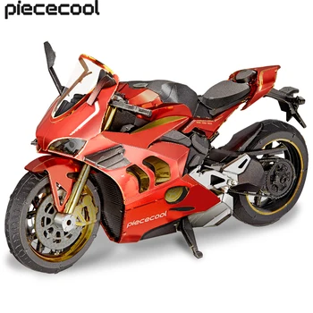 Piececool Model Building Kits Мотоцикл III 3D Головоломка Металлические Игрушки DIY Jigsaw для подростков Логический Подарок для взрослых
