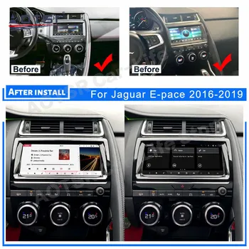 8 + 128 ГБ Android Радио GPS Navi Для Jaguar E-pace E pace 2016 2017 2018 2019 2020 Стереоприемник Автомобильный Мультимедийный Головной Блок