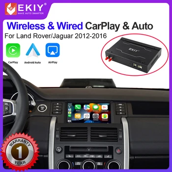 EKIY Wireless Carplay Android Auto Interface Зеркальная Ссылка Для Land Rover/Range Rover/Jaguar/Evoque/Discovery 2012-2015 Airplay