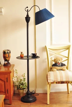 Торшер Простой Европейский Современный американский журнальный столик, настольная лампа в стиле Ретро, Прикроватная лампа для чтения в гостиной