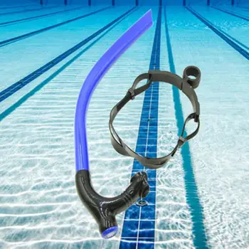 Пловцы тренируются Для подводного плавания В бассейне, Дыхательный Шланг для плавания с головным ремнем